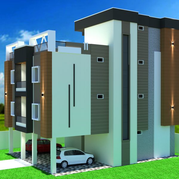 Manjeet Meher Collage Chowk 3D Plan B2