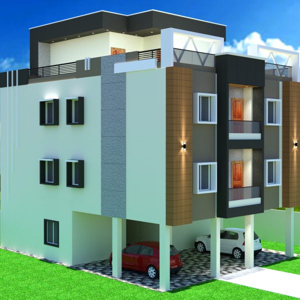 Manjeet Meher Collage Chowk 3D Plan B3