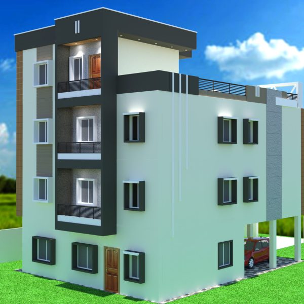 Manjeet Meher Collage Chowk 3D Plan B4