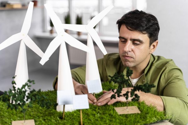 man-working-eco-friendly-wind-power-project-with-wind-turbines